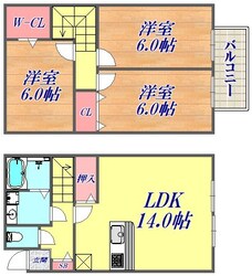 春日丘メディエートプラザの物件間取画像